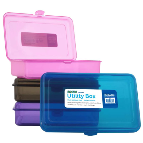 Bazic • Cartuchera plástica multiusos